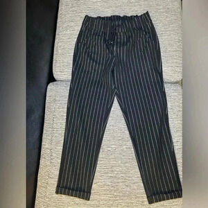 Italian Designer Atos Lombardini Pinstripe Trouser Pants Size 32